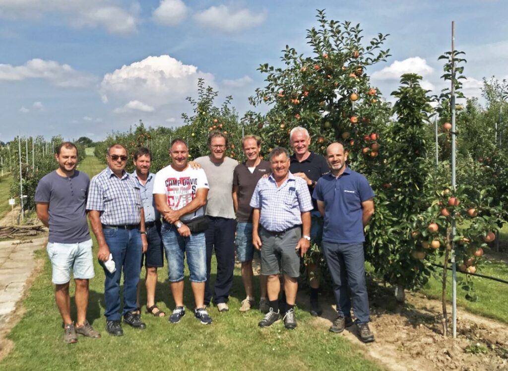 Visit of Walter Guerra and nurserymen from South Tyrol