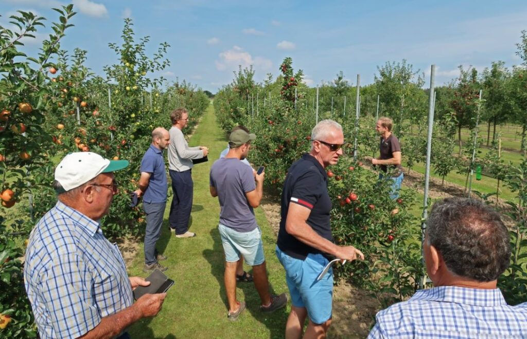 Visit of Walter Guerra and nurserymen from South Tyrol