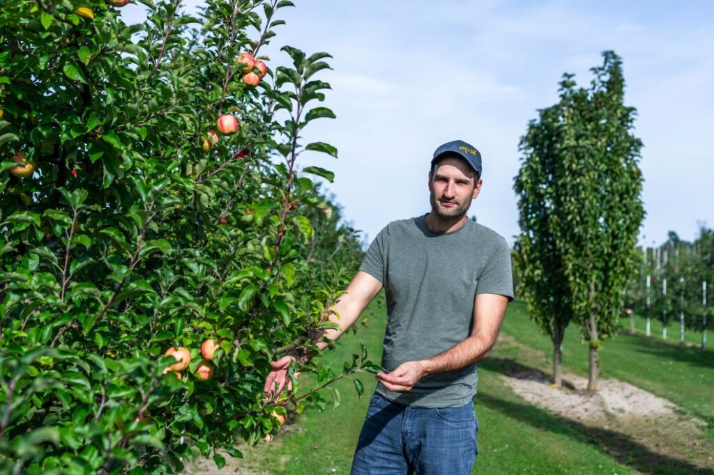 Dimitrij Tyč in Střížovice orchard