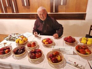 Apple breeder Jan Zima at the Pencinske jarni slavnosti event